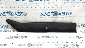 Right upper front panel trim for Honda Clarity 18-21 USA, ebony, stained, glued on