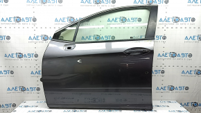 Front left door assembly for Honda Clarity 18-21 USA, aluminum, graphite NH797M, keyless, bumpers