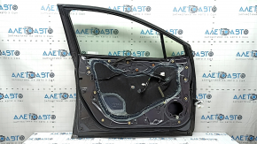 Front left door assembly for Honda Clarity 18-21 USA, aluminum, graphite NH797M, keyless, bumpers