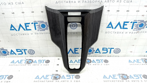 Honda Clarity 18-21 USA center console trim, ebony, chrome, gloss black, scratches