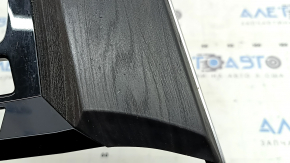 Honda Clarity 18-21 USA center console trim, ebony, chrome, gloss black, scratches