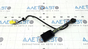 Kia Optima 16-20 passenger seat belt latch, black, with wire