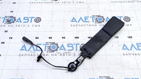 Ford Fusion mk5 17-20 black driver's seat belt latch with sensor, torn cover