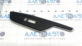 Front right power window control trim for Honda Clarity 18-21 USA, ebony, chrome, scratches