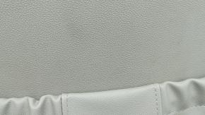 Kia Optima 16-18 rear driver's seat trim, beige, scratches, needs cleaning