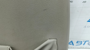 Kia Optima 16-18 rear driver's seat trim, beige, scratches, needs cleaning
