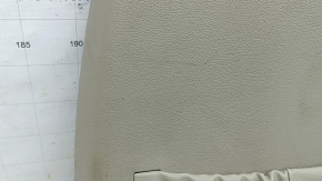 Kia Optima 16-18 rear driver's seat trim, beige, scratches, needs cleaning