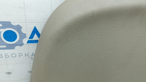 Kia Optima 16-18 rear driver's seat trim, beige, scratches, needs cleaning