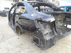 Quarter wing rear left BMW 3 G20 19-24 on the body, black, bumpers