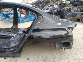 Quarter wing rear left BMW 3 G20 19-24 on the body, black, bumpers