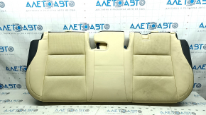 Rear row of seats 2nd row lower part Lexus NX200t NX300h 15-17 beige with black inserts, dry clean, dented
