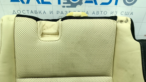 Rear row of seats 2nd row lower part Lexus NX200t NX300h 15-17 beige with black inserts, dry clean, dented
