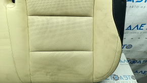 Rear row of seats 2nd row lower part Lexus NX200t NX300h 15-17 beige with black inserts, dry clean, dented