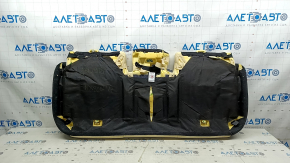 Rear row of seats 2nd row lower part Lexus NX200t NX300h 15-17 beige with black inserts, dry clean, dented