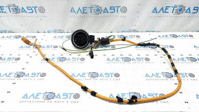 The charging port assembly with cable for the BMW X5 F15 16-18 plug-in has a broken connector.
