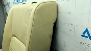 Rear row of seats, 2nd row, upper part, right, Lexus NX200t NX300h 15-17, beige with black inserts, needs cleaning, dented