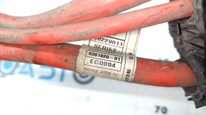 Battery cable through the entire body of a BMW X5 F15 16-18 plug-in