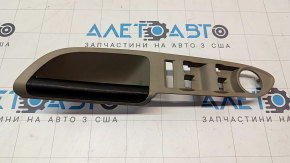 Front left window lift control trim for Ford Escape MK3 13-19, beige structure with black handle, broken fastener