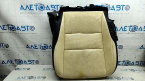 Driver's seat lower trim for Lexus NX300 NX300h 15-17, black and beige leather, Base, heated, ventilated, type 1, cleanable