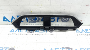 Honda Clarity 18-21 USA center dash trim, black, chrome, under deflector, scratches