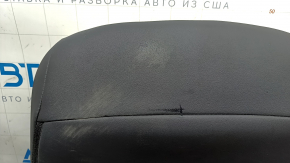 Upper passenger seat trim for Lexus NX300 NX300h 15-17, black and beige leather, heated, ventilated, type 1, dry-cleanable, scratches on leather