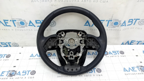 Naked steering wheel for Toyota Prius 50 16-22, black leather, nicks, scuffs