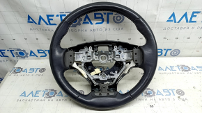 Lexus NX300 NX300h 18-21 leather steering wheel, black, with paddle shifters, worn
