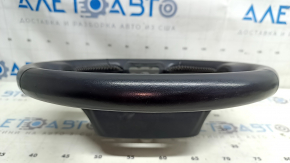 Lexus NX300 NX300h 18-21 leather steering wheel, black, with paddle shifters, worn