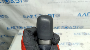 Lexus NX200t NX300h 15-17 black leather gear knob with cover, scuffs, needs cleaning