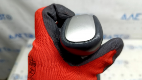 Lexus NX200t NX300h 15-17 black leather gear knob with cover, scuffs, needs cleaning