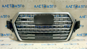 Radiator grill assembly Audi Q7 16-19 gray