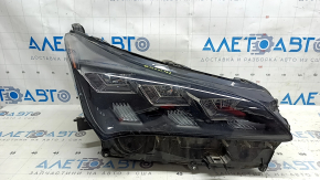 Right front headlight Lexus NX200t NX300h 15-17 LED, three lenses, sand, scuffs, scratches