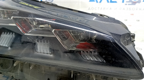 Right front headlight Lexus NX200t NX300h 15-17 LED, three lenses, sand, scuffs, scratches