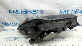 Right front headlight Lexus NX200t NX300h 15-17 LED, three lenses, sand, scuffs, scratches
