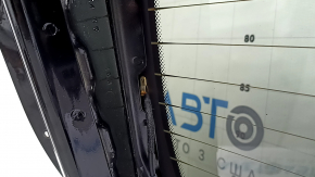 Bare trunk door with glass, upper part of BMW X5 G05 19-24 tinted, black 668, bump, scratch on glass