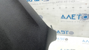 Right side center console trim for Honda Clarity 18-21 USA, black, scratches, broken fasteners
