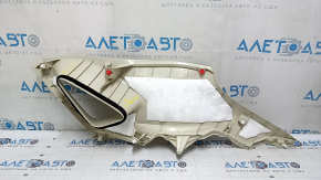 Left rear pillar trim for Lexus NX200t NX300 NX300h 15-21 beige, scratched, needs cleaning