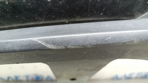 Lexus NX300h 15-17 rear bumper lip structure, broken fasteners, scratches, abrasions