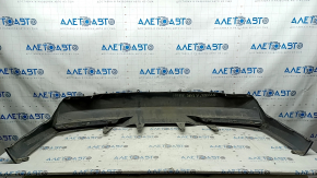 Lexus NX300h 15-17 rear bumper lip structure, broken fasteners, scratches, abrasions