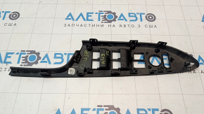 Front left window lift control trim for Honda Accord 13-17, structure, worn, broken fasteners