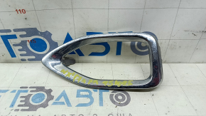 Right fog light frame for Lexus NX200t NX300h 15-17 chrome, sand