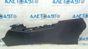Lexus NX200t NX300h 15-17 black leather center console trim, upper left, scratches