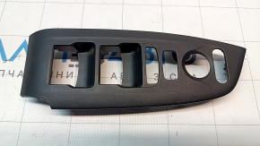 Front left window lift control trim for Honda Accord 18-22, black structure, worn
