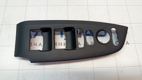 Front left window lift control trim for Honda Accord 18-22, black structure, worn