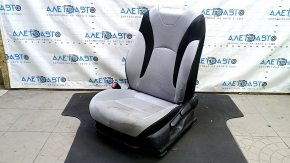 Driver's seat for Toyota Prius 50 19-22 without airbag, cloth, black and gray, mechanical, without headrest, dry-cleanable