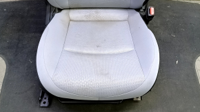 Passenger seat for Toyota Prius 50 19-22 without airbag, cloth, black and gray, mechanical, without headrest, dry-cleanable