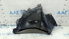 Front right fender liner, lower part, BMW 3 G20 19-24 M Sport, worn, torn