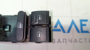 Front left window lift control for a VW Jetta 11-18 USA, black, 4-speed automatic, paint worn off button