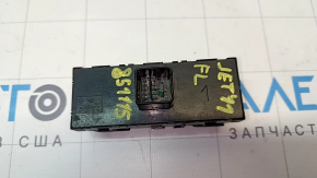 Front left window lift control for a VW Jetta 11-18 USA, black, 4-speed automatic, paint worn off button