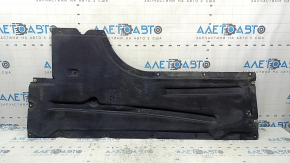 Large front left underbody protection for BMW 3 G20 19-24, scuffed, dented, with tears